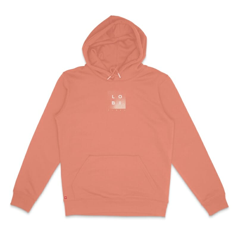 Duurzame Hoodie Lobi Vibes Sevilla Rose Clay Front