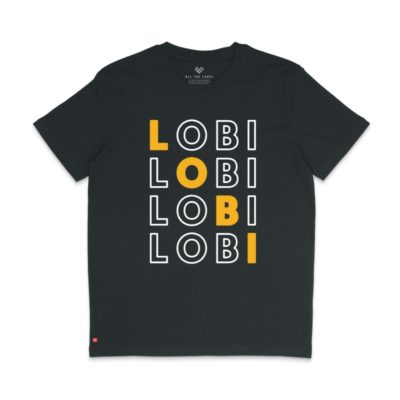 Duurzame T-shirt Lobi 4 You Black Front