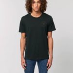 Duurzame T-shirt Lobi Vibes Jersey Black Man Front