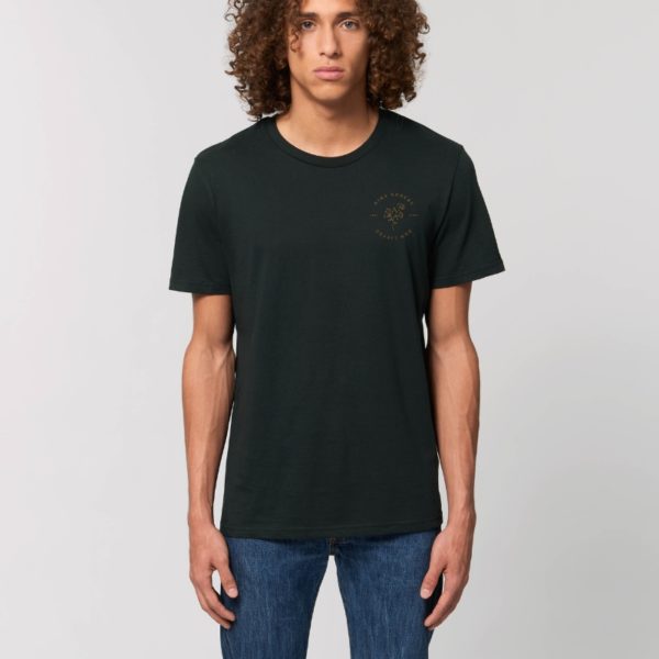 Duurzame T-shirt Lobi Vibes Jersey Black Man Front