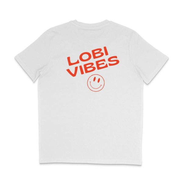 Duurzame T-shirt Lobi Vibes Los Angeles White Back