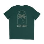Duurzame T-shirt Lobi Vibes Paramaribo Glazed Green BAck