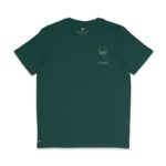 Duurzame T-shirt Lobi Vibes Paramaribo Glazed Green Front
