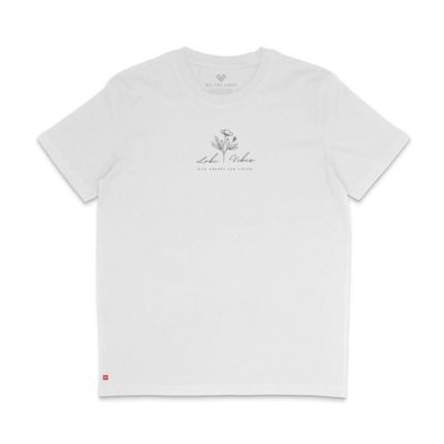 Duurzame T-shirt Lobi Vibes Paris White Front