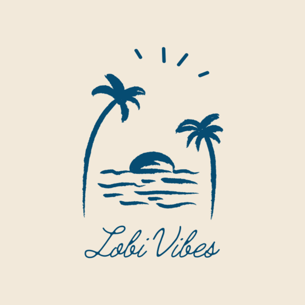 Duurzame T-shirt Lobi Vibes Bonaire Front Design