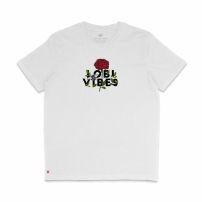Duurzame T-shirt Lobi Vibes Aruba Voor Wit