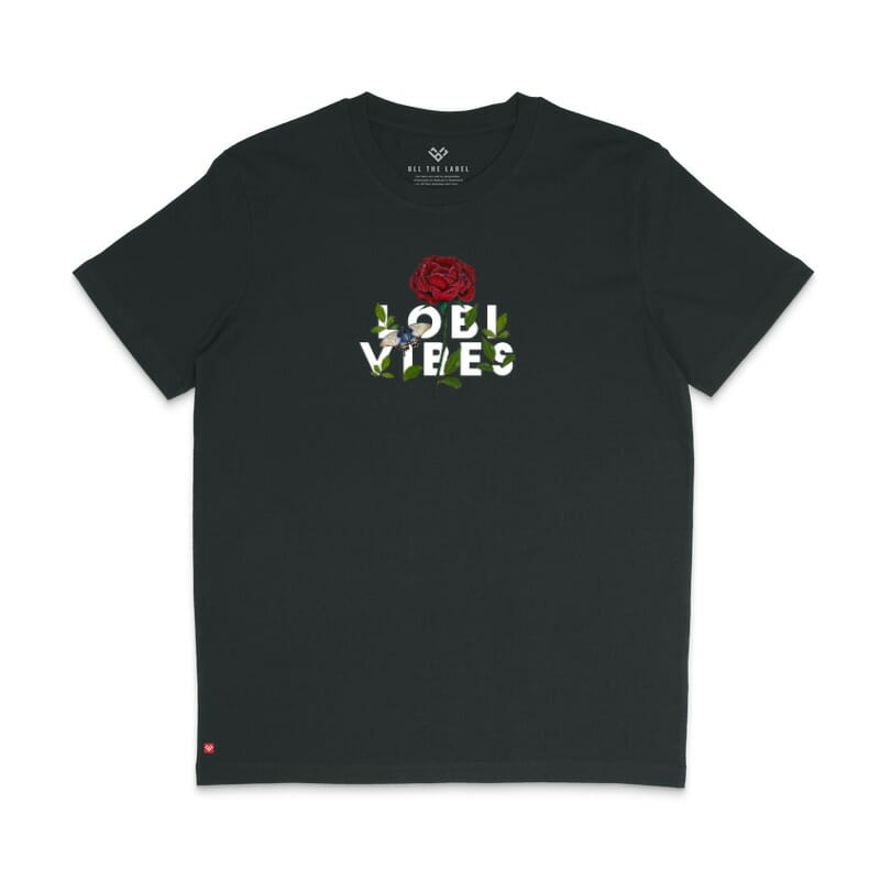 Duurzame T-shirt Lobi Vibes Aruba Voor Zwart