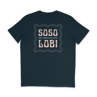T-shirt Lobi Vibes Hamburg Navy - achter