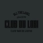 Duurzame Hoodie Club Du lobi black on black ontwerp